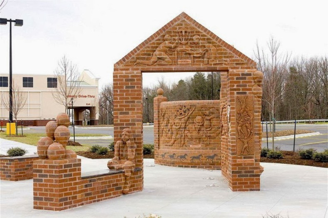 Brick Sculptures By Brad Spencer