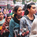 Devotees wait in a queue to pay obeisance at a Shiv temple