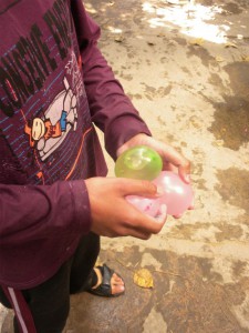 Holi water balloons