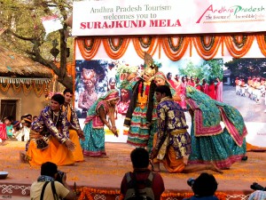 Holi Dance of Radha and Krishna