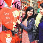 With two days to go girls take a pick on Valentines Day goodies at gift shop in Jalandhar