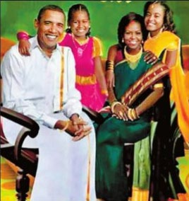 South Indian Barack Obama & Family