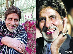 Amitabh Bachchan and his stones