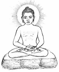 Buddha Coloring Page