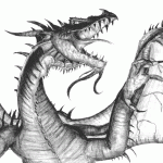 Chinese Dragon Year Coloring Page