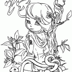 Chinese New Year Of Snake Coloring Page