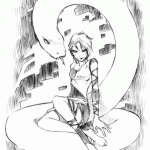 Cinese Snake Year Coloring Page