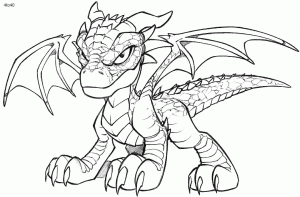 Dragon Year Coloring Page