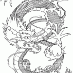 Enter the Dragon Coloring Page
