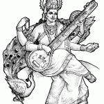 Hindu Goddess Saraswati