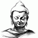 Lord Buddha Coloring Page