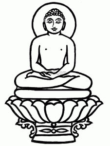 Sketch of Lord Buddha