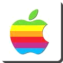 What does the bitten apple in the Apple Computers logo signify?