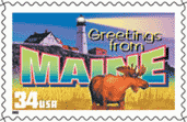 Maine Stamp