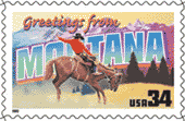 Montana stamp