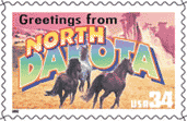 North Dakota Stamp