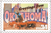 Oklahoma State Stamp