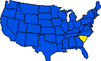 South Carolina State Map