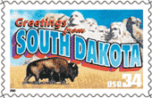 South Dakota State Stamp
