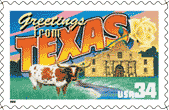 Texas State Stamp