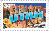 Utah State Stamp
