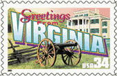 Virginia State Stamp