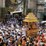 A Mahavir Jayanti procession passes through the Dargah of Khwaja Moinuddin Chishti in Ajmer