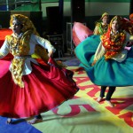 Artistes from Haryana perform at Saras Mela near the Rose Garden in Bathinda on March 9, 2015