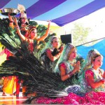 Artistes from Mathura perform a Mayura Dance at the Saras Mela in Bathinda
