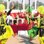 BSF Jawans perform Bhangra during Raising day Celebrations in Jalandhar