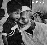 Ustad Bismillah Khan with Grandson