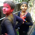 Children love celebrating Holi festival
