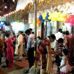 Devotees at Rama Temple, Sector 9, Rohini, New Delhi to celebrate Rama Navami