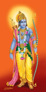 Digital art of Lord Rama by Satish Verma