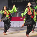 Girls from College of Basic Sciences present dance during Inter-College Youth Festival at PAU Ludhiana