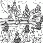 Gods Ask Vishnu to Take Human Form as Rama