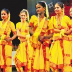 Hearing and speech impaired students present a dance item at Tagore Theatre in Chandigarh