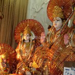 Idols of Ram Darbar at a Ram Temple in Rohini, New Delhi
