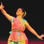 Indian classical dancer Divya Dikshit performs kathak at Tagore Theatre in Chandigarh