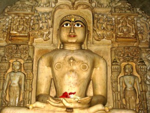 Lord Mahavir Idol at Ranakpur Temple, Pali District, Rajasthan