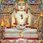 Lord Mahavir Statue at a Jain Temple