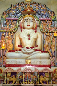 Lord Mahavir Statue at a Jain Temple