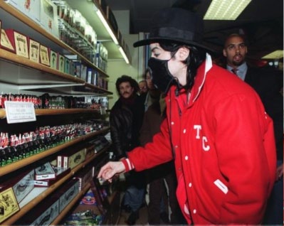 Michael Jackson at Hamleys Store