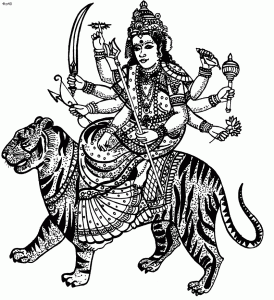 Navratri Coloring Pages