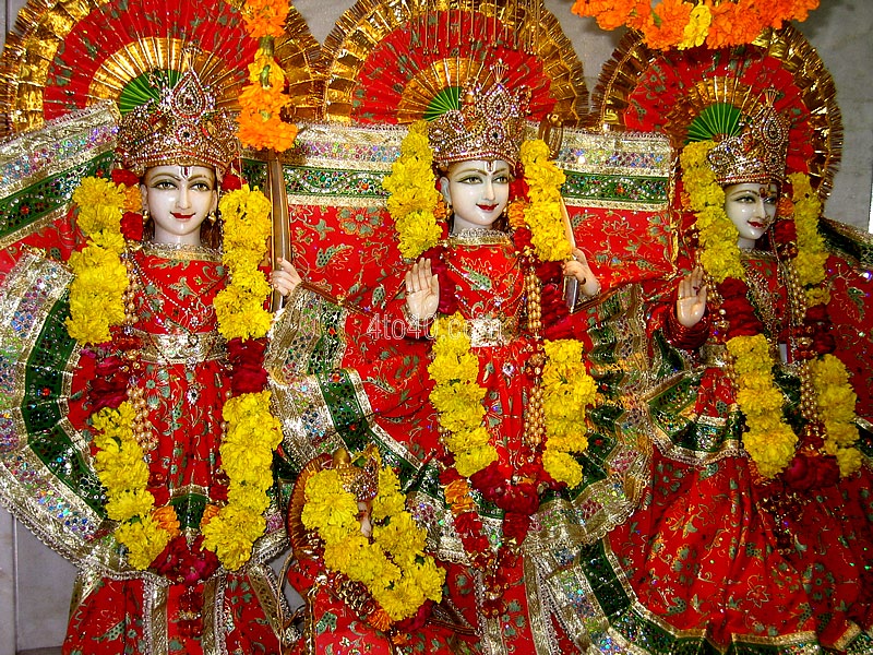 Ram Darbar decorated on the occasion of Rama Navami