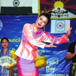 Student from Thailand performs at a function organised by the Indian Council for Cultural Relations at DAV College in Chandigarh