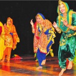 Students present gidda at Post Graduate Government College in Sector 46, Chandigarh