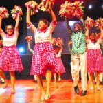 Students of Strawberry Fields School Sector 26 perform during the annual function at Tagore Theatre in Sector 18, Chandigarh