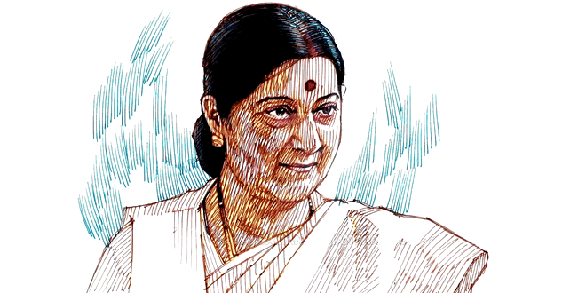 Sushma Swaraj Biography For Students