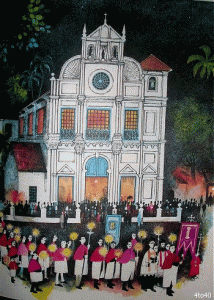 The Procissao Festival illustrated Miranda